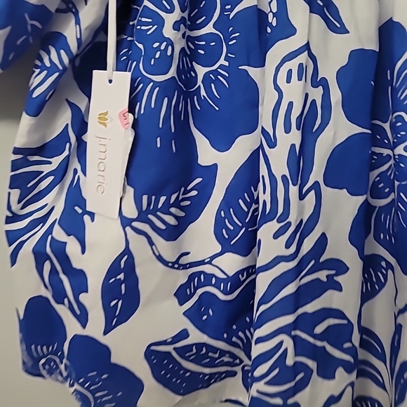 J.Marie Laken V-Neck Puff Sleeve Pullover Coordinating Tunic - Picture 6 of 10